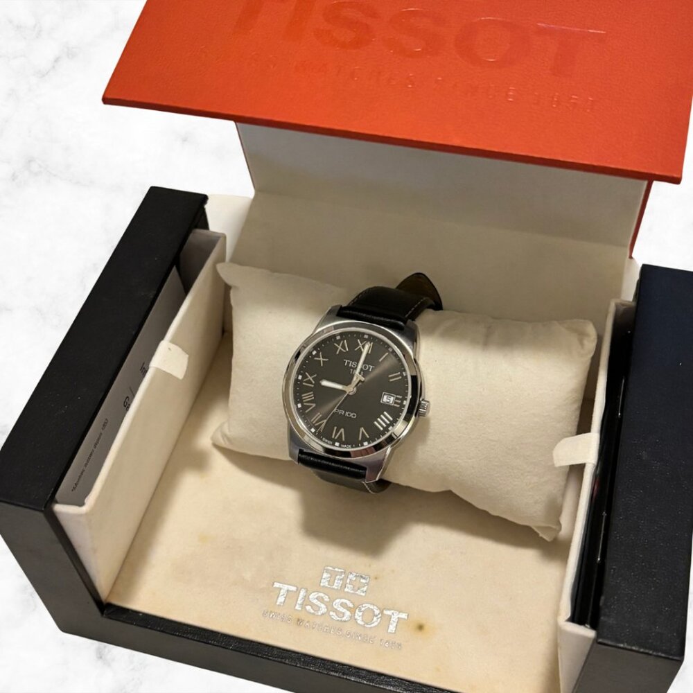 TISSOT PR 100 Swiss Quartz Watch | Full Set Box Papers Booklets Pouch - Picture 16 of 16